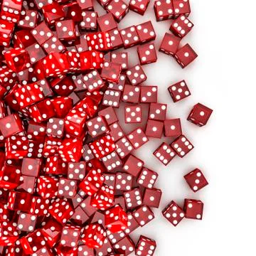 Red dice spill Stock-Illustration