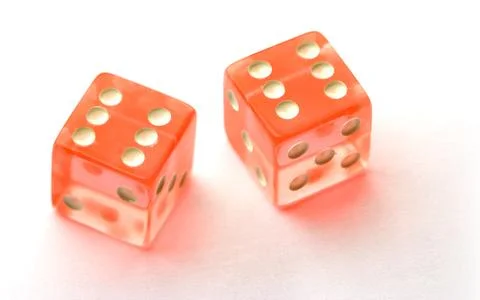 Red dices Stock Photos
