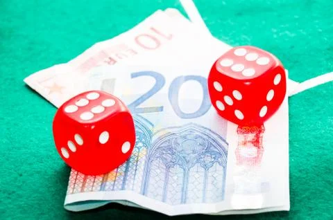 Red dices Stock Photos