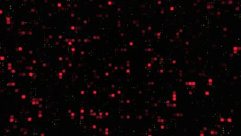 Red Digital Abstract 4K Looping Background Video Stock Footage 171448936