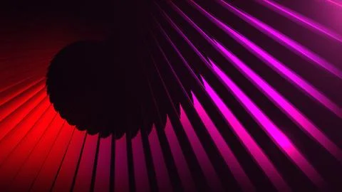 Red digital background with 3d spiral structures Illustrazione stock