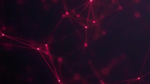 Red Digital Chaos Stock Footage 270529929