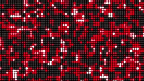 Red Digital Dots Motion Background Stock Footage 320852099