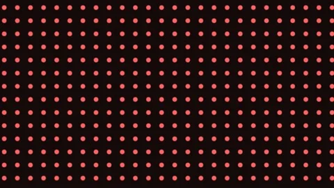 Red Digital Led Pixel Grid Screen	 Stock Footage 331649862