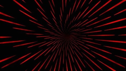 Red digital looping tunnel motion graphic background,optical illusion effect 4k Stock Footage 228201829