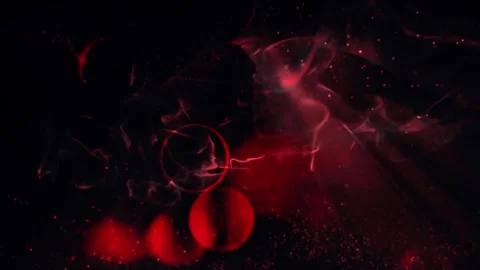 	Red Digital Matrix Vertical Code Rain Animation Stock Footage 310935800