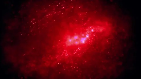 	Red Digital Matrix Vertical Code Rain Animation Stock Footage 310935814