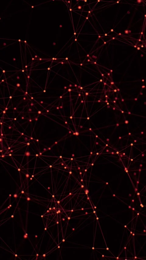 Red digital network Stock Footage 317664969