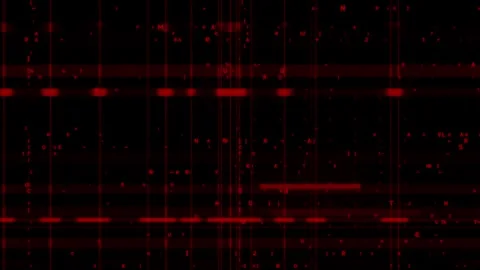Red digital noise and corrupted data glitch background Stock Footage 317548554