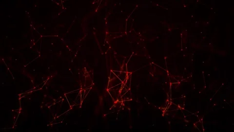 Red digital plexus background Stock Footage 316012844