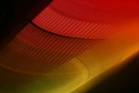 Red digital tech background design with abstract illuminated lines Stock Illustration