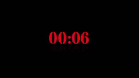 Red Digital Timer Stock Footage 334471192