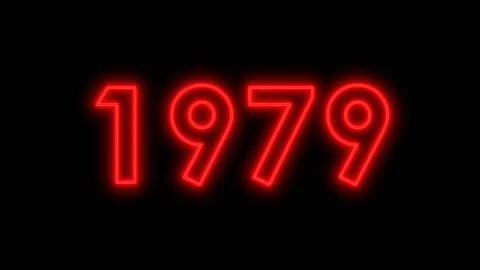 Red Digits glowing on black background. Animated count from zero to 2024 Stock Footage 257714076