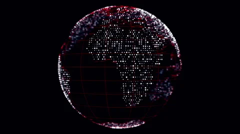 Red Disco Globe Video stock 42756507