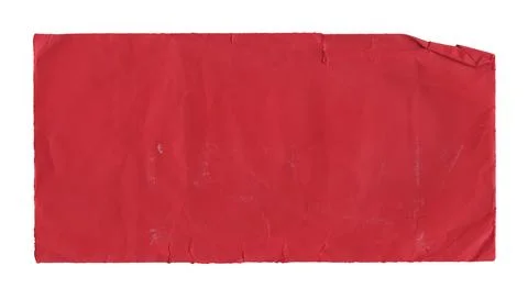 Red document envelope back isolated on white Stock Photos