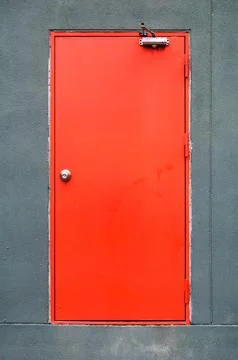 Red door 01 Foto stock