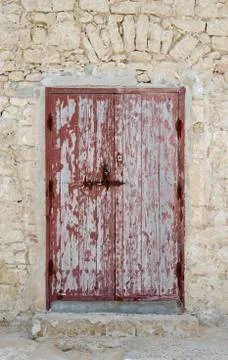 Red door morocco Stock Photos