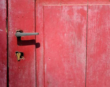 Red door 스톡 사진