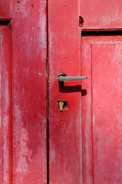 Red door 写真素材