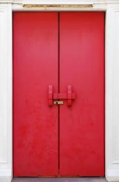 Red door Stock Photos