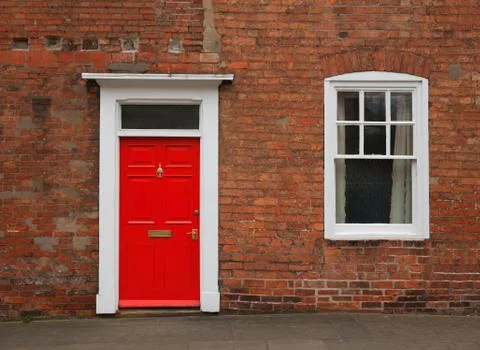 Red door Stock Photos