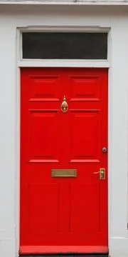 Red door Stock Photos