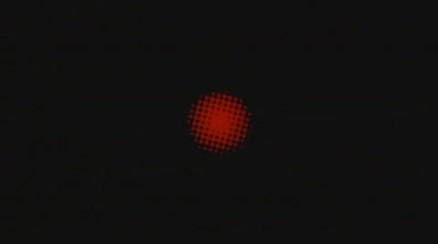Red dot blinking on and off in the dark Stock Footage 59860794