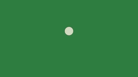 Red dot circle stop sign ball the flag of japan isolated on green screen 動画素材 336969415