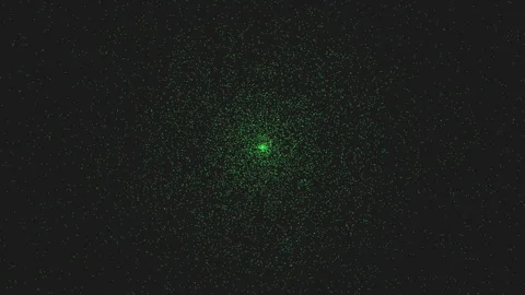 Red dot an enigmatic celestial body in the cosmos Stock-Footage 297603945