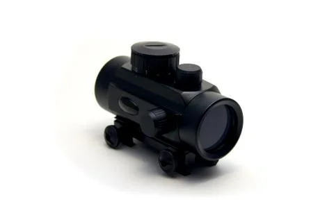 Red dot gun sight Stock Photos
