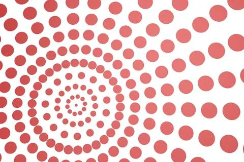 Red dot pattern Illustrazione stock