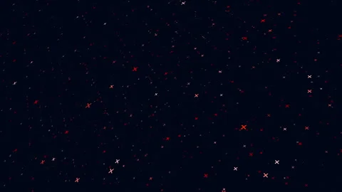 Red dot pattern minimalistic design element Stock-Footage 311590276