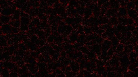 Red dots abstract background isolated on black. Blaze fire flame texture ov.. Illustration