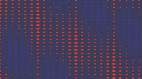 Red dots aligned in vertical lines on dark blue background Stock Footage 328914474