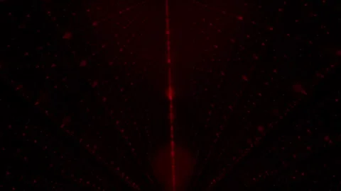 Red dots on black background, vertical line of light.  Stock Footage 285947716