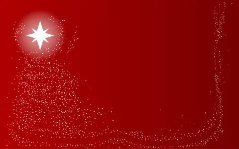 Red Dots Christmas Background Stock Illustration