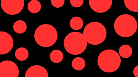 Red dots over black background Vídeos de archivo 334641647