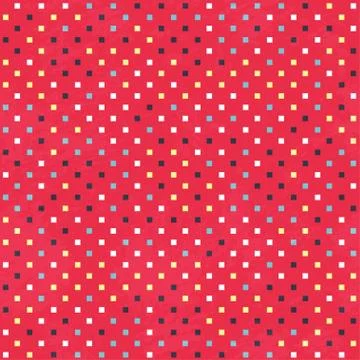 Red dots texture with grunge effect Stock Illustration