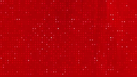 Red Dotted Grid Abstract Digital Background Loop. Stock Footage 286774559