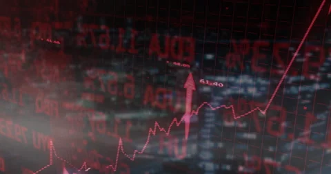 Red dotted line appearing over grid, flu... | Stock Video | Pond5