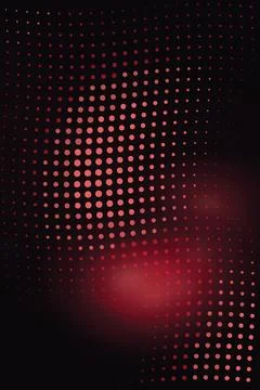 Red dotted pattern with a blurred glowing center, abstract background for d.. 스톡 일러스트