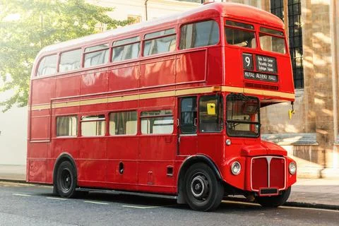Red Double Decker Bus Stock Photos