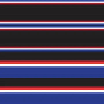 Red Double Striped seamless pattern design Illustrazione stock