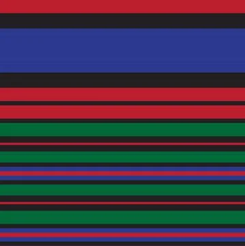 Red Double Striped seamless pattern design Stock Illustration