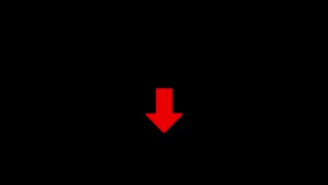 Red Down Arrow Motion Graphic Animation Stock Footage 343382020