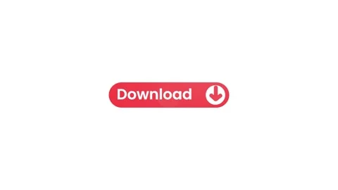 Red download button with animation white text and a small white dot on a wh.. Stock Footage 321997452