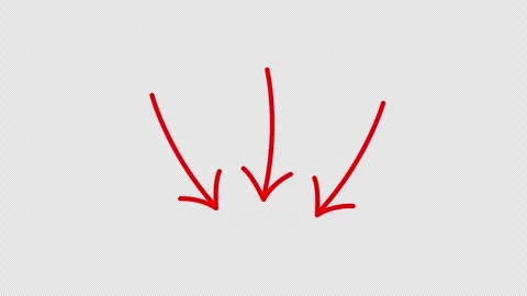 Red downward pointing arrow animation Stock Footage 330432566