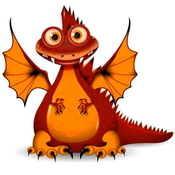 Red Dragon Stock Illustration