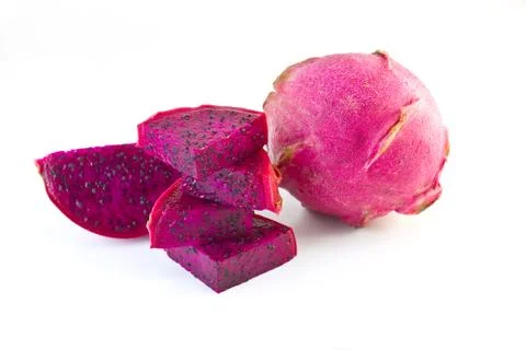 Red dragonfruits Stock Photos