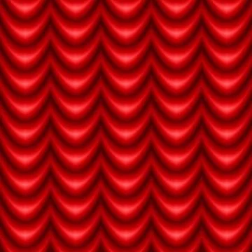 Red Drapery Stock Illustration